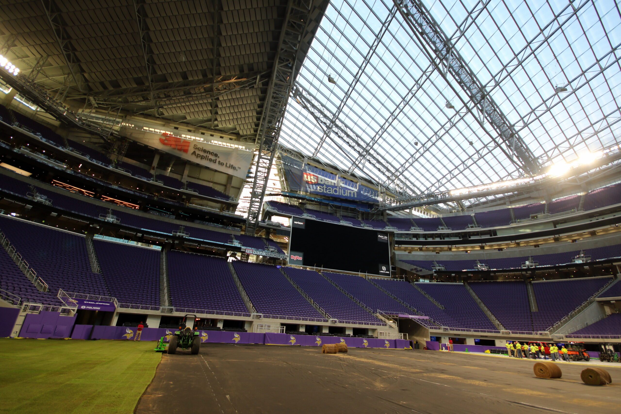 Minnesota Vikings US Bank Stadium – Field Conversion